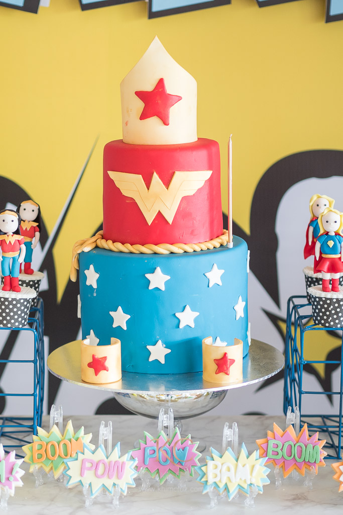 wonder woman cake dessert children party