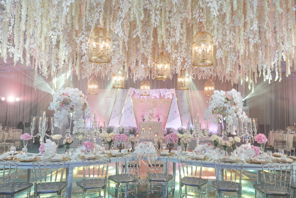 Mon and Mia Classic Elegant Stylish Wedding reception by Khim Cruz