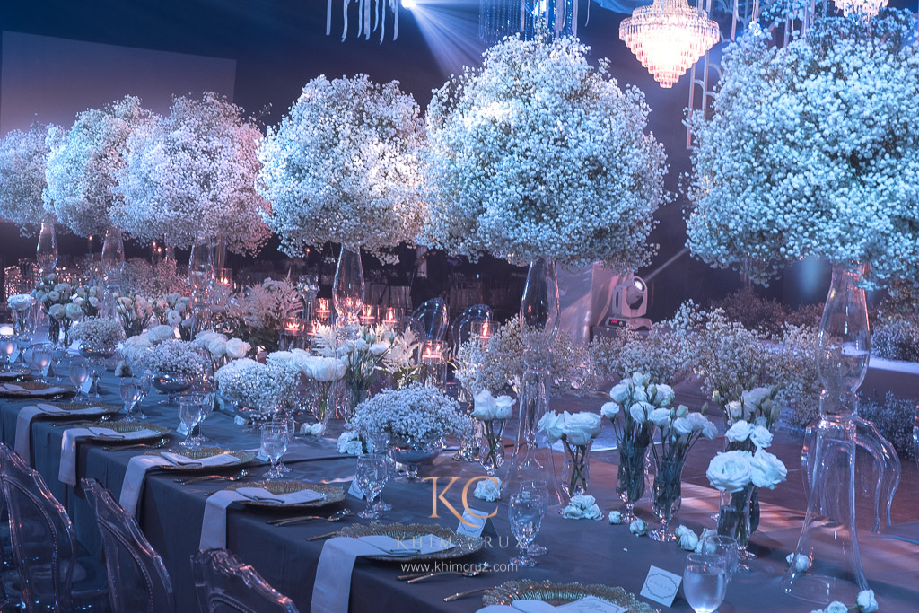 davao modern wedding reception presidential table by Khim Cruz