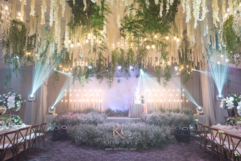 rustic dreamy wedding stage by Khim Cruz