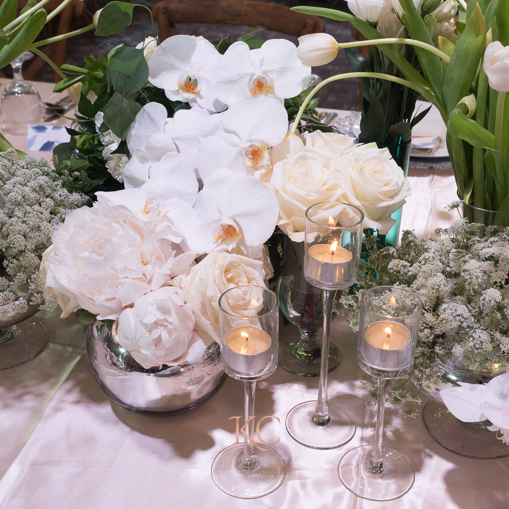 wedding tablescape fresh floral table design