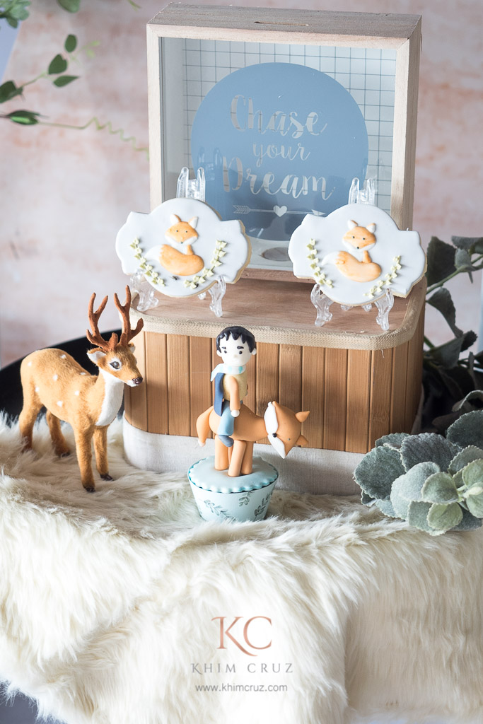 Christening cookies Scandinavian inspired decor elements