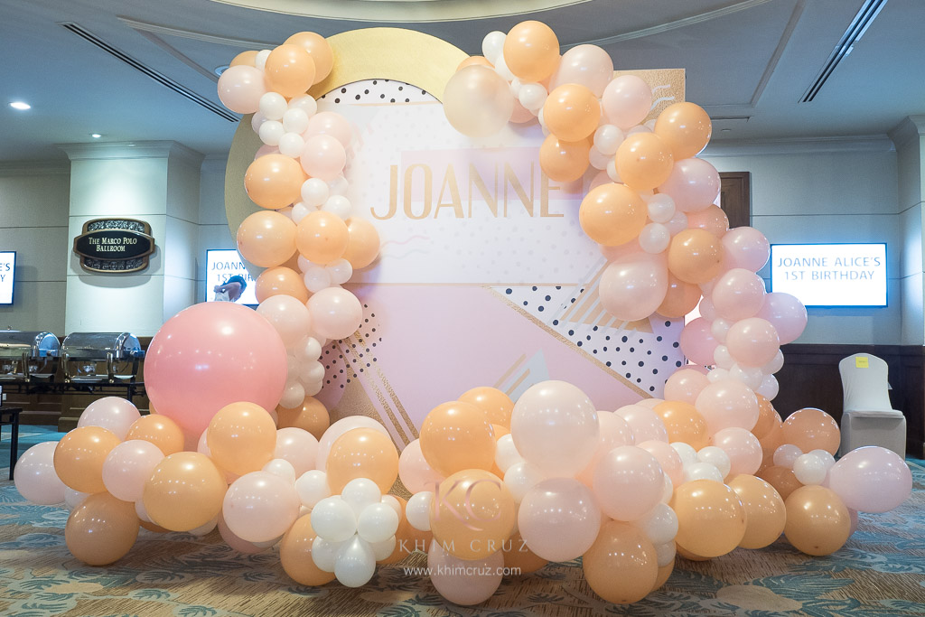 memphis theme balloon decor photowall