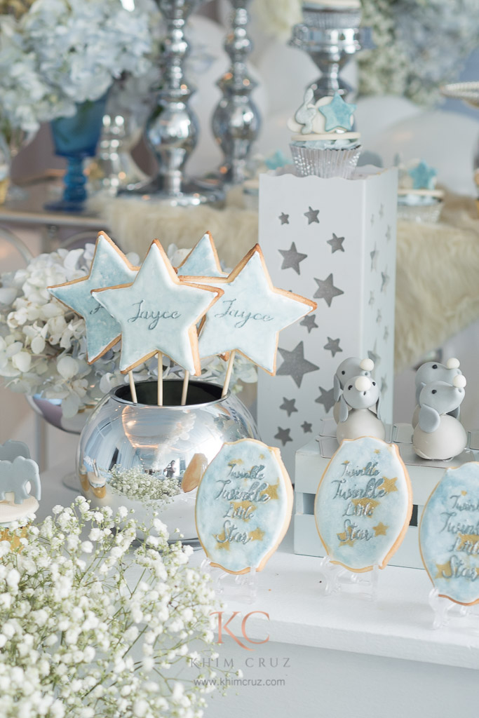 twinkle little star theme dessert cookies