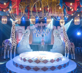 The Greatest Showman stage birthday event design by Khim Cruz