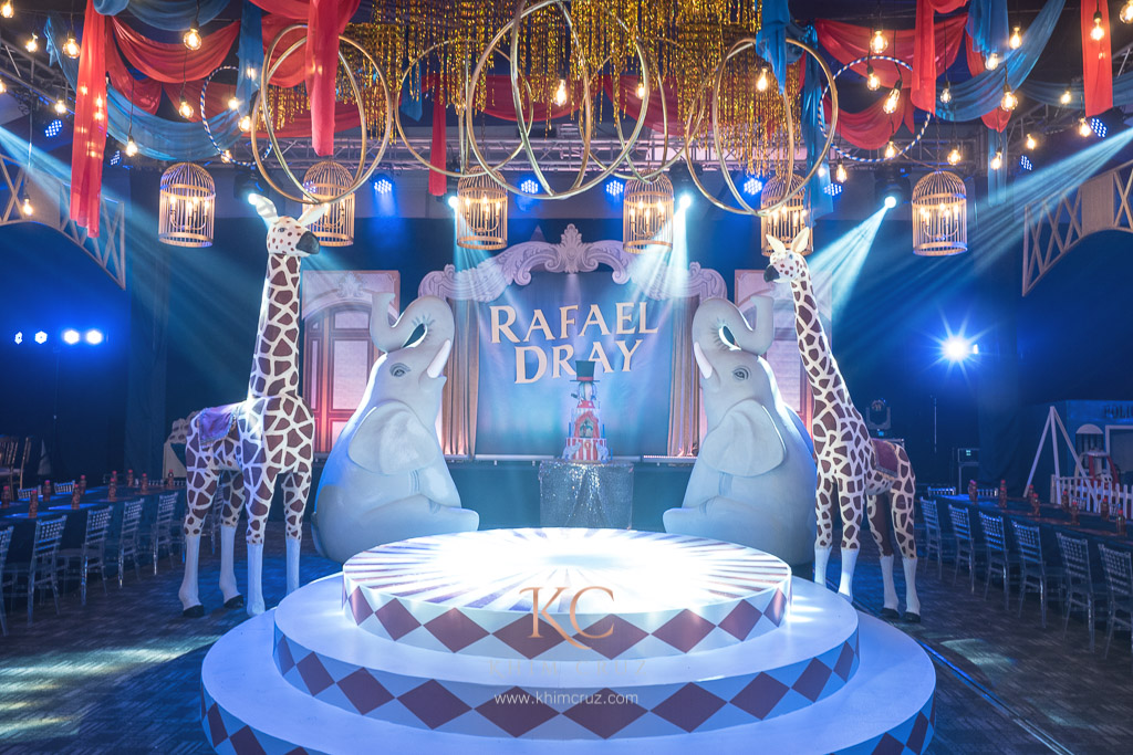 The Greatest Showman stage birthday event design by Khim Cruz