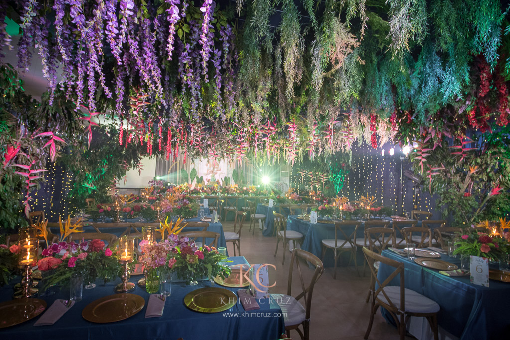 tropical luau wedding reception styling decoration by Khim Cruz