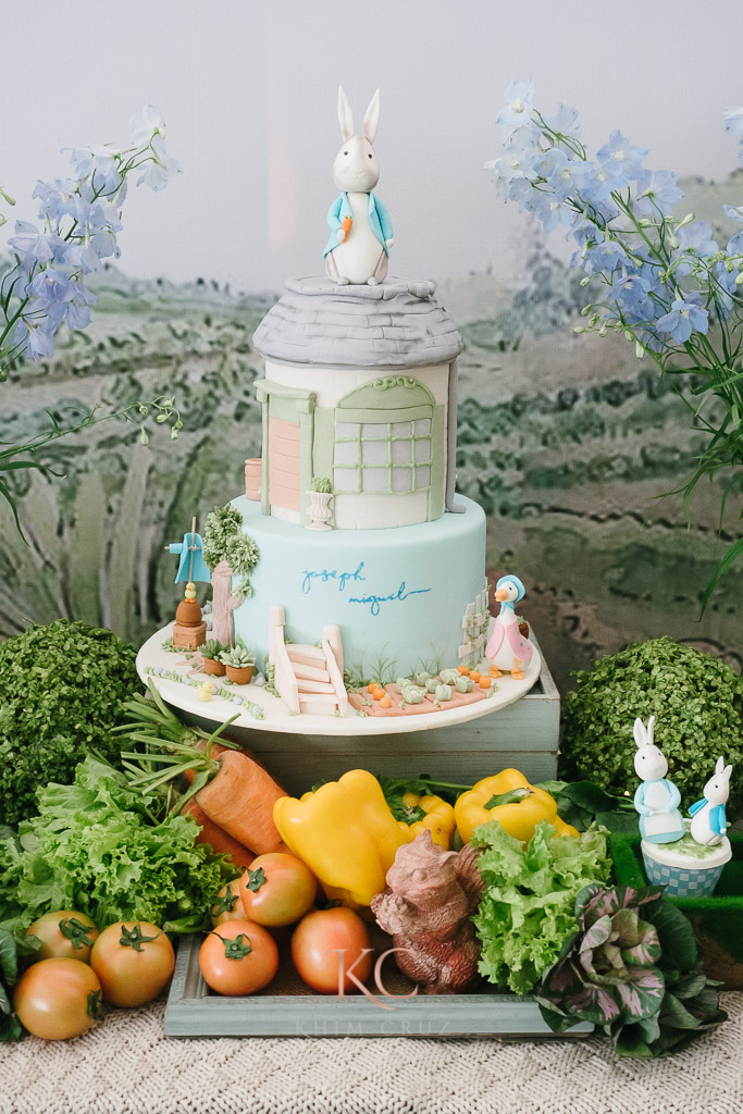 classic peter rabbit garden cake