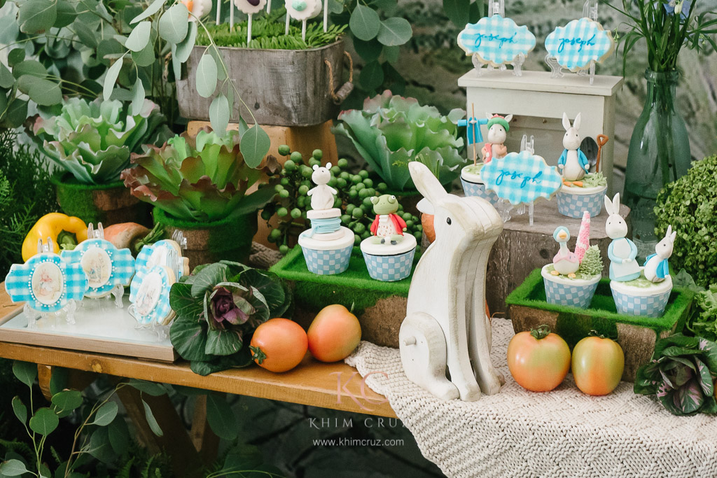 classic peter rabbit garden dessert cookie cupcake