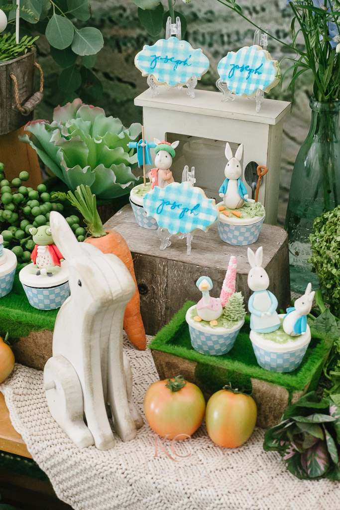 classic peter rabbit garden dessert cookies cupcakes