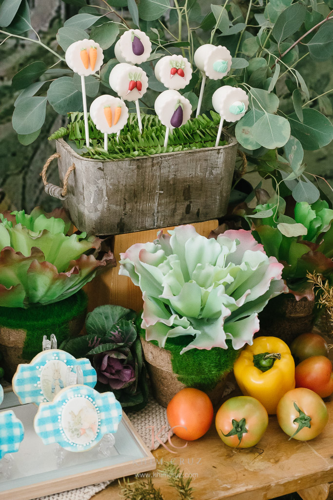 classic peter rabbit garden harvest dessert cakepop