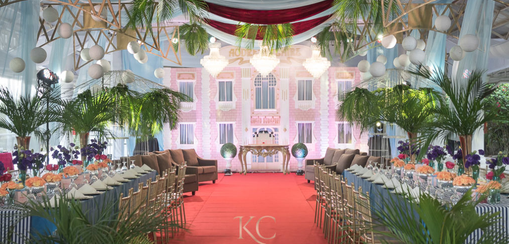 grand hotel budapest birthday reception decor styling by Khim Cruz