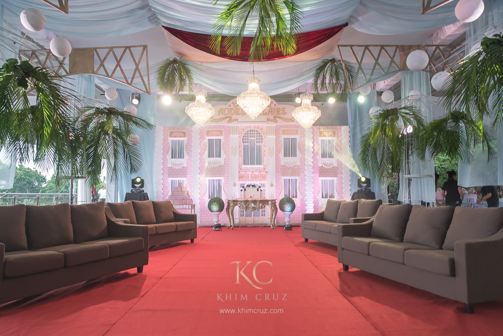 grand hotel budapest birthday stage design decor styling by Khim Cruz