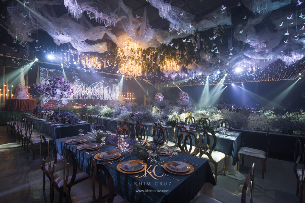 enchanted forest theme debut reception stage walkway by Khim Cruz