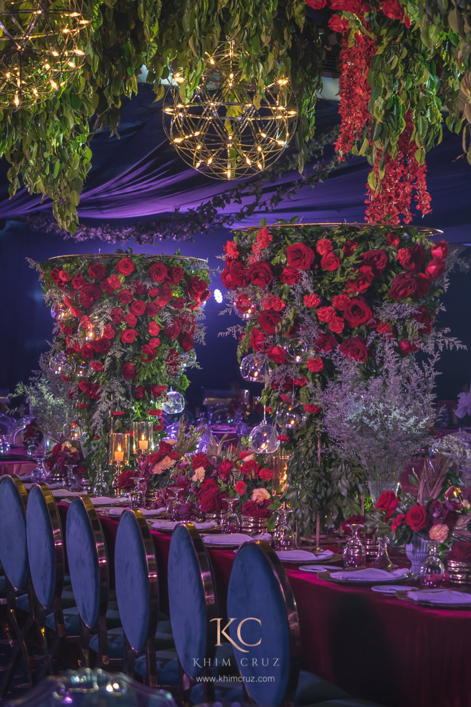 mythical forest debut head table styled by Khim Cruz