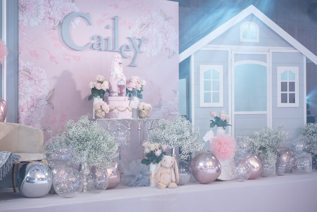 baby dior inspired birthday party stage design by Khim Cruz