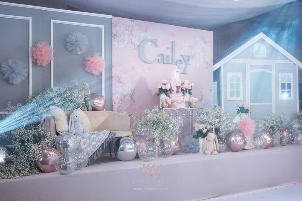 baby dior inspired birthday stage design and style by Khim Cruz