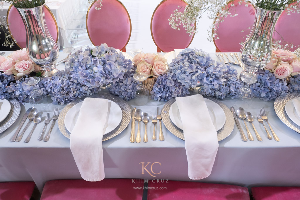 baby dior inspired birthday table setup by Khim Cruz