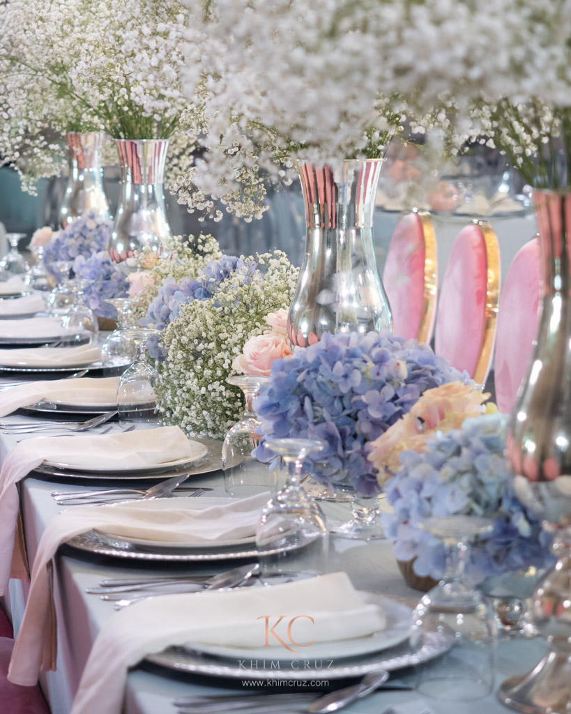 baby dior inspired birthday tablescape by Khim Cruz