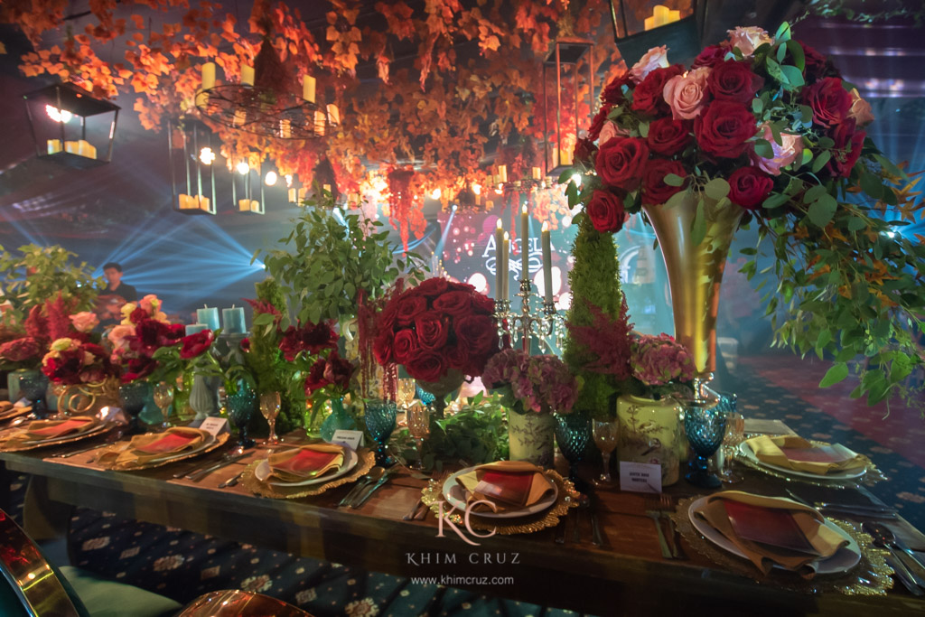 reign inspired table setup styled by Khim Cruz
