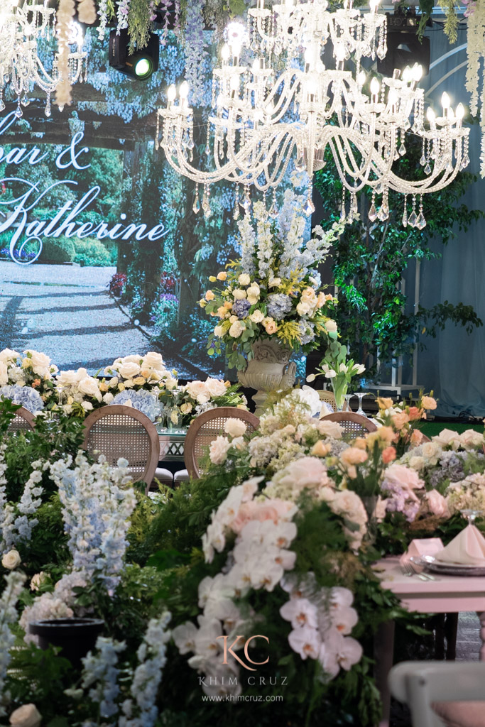 Gardens of Provence inspired wedding floral design by Khim Cruz