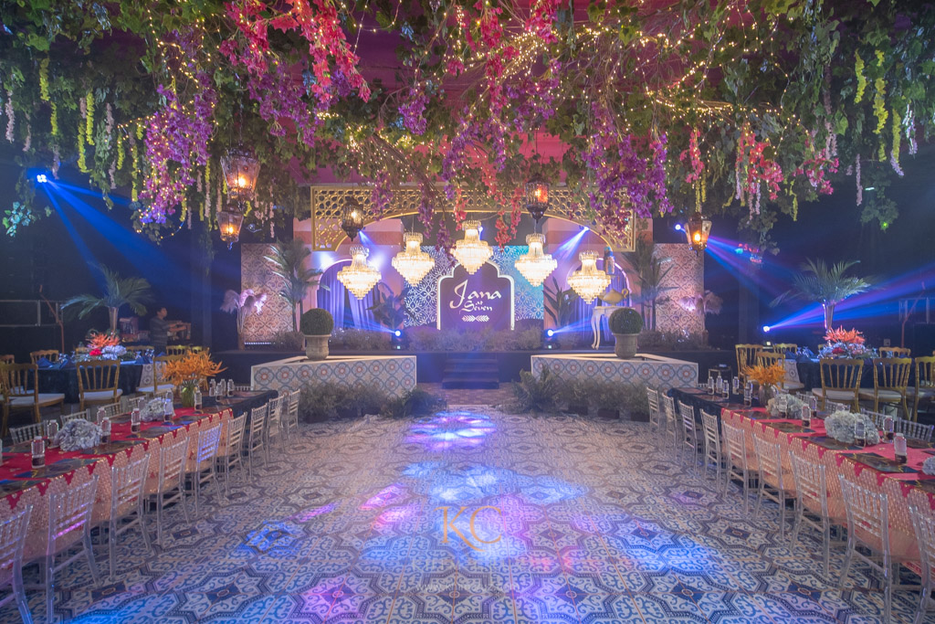 Aladdin movie themed birthday stage design by Khim Cruz