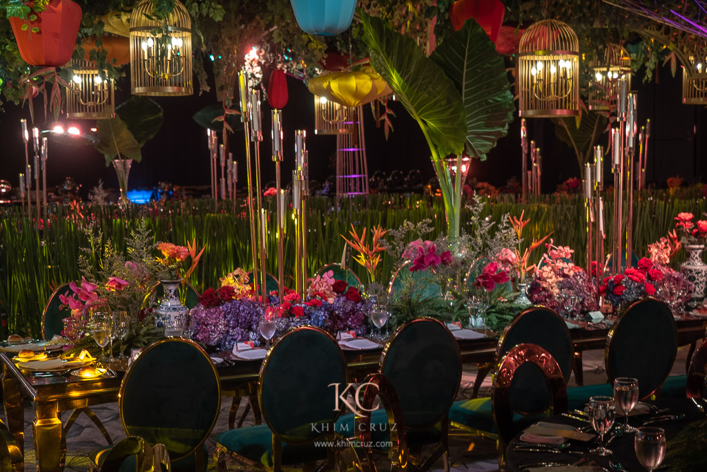 Crazy Rich Asians inspired theme debut VIP table styled by Khim Cruz