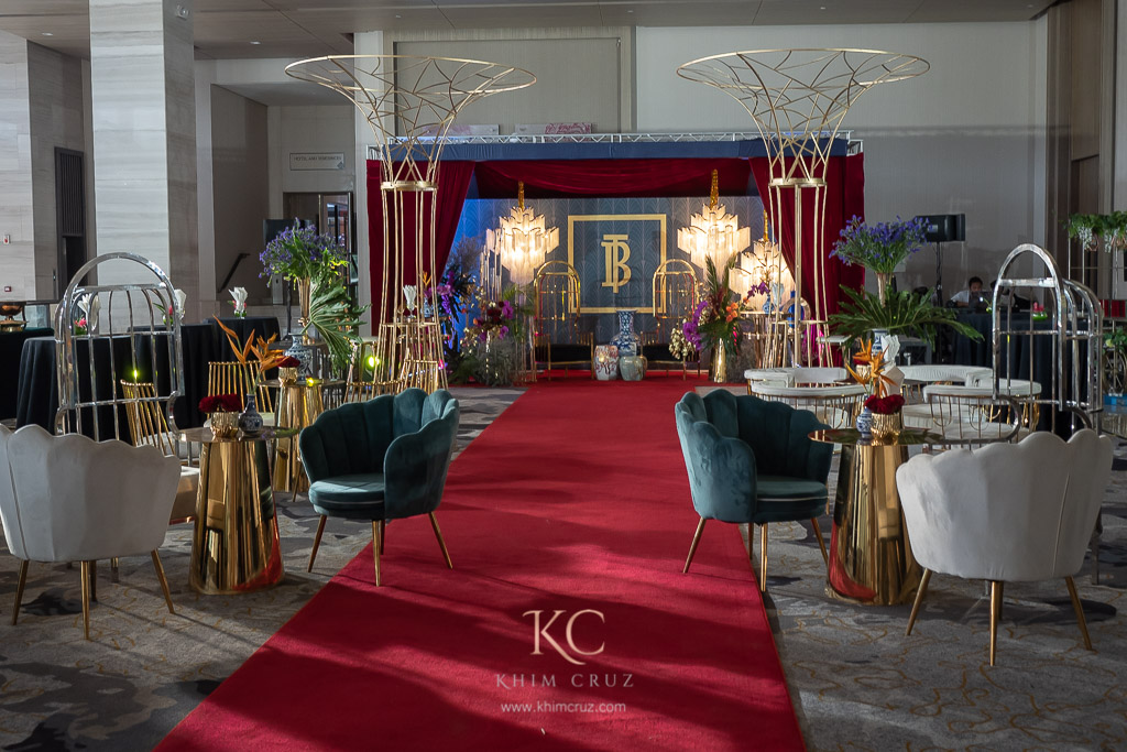 Crazy Rich Asians inspired theme debut cocktail area