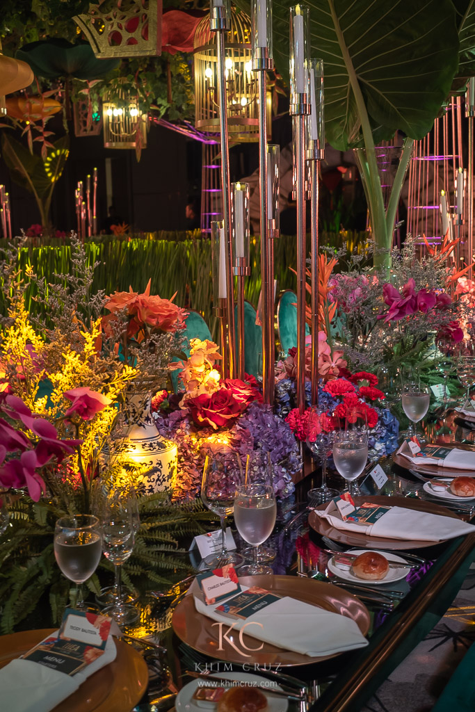 Crazy Rich Asians inspired theme debut flower design by Khim Cruz