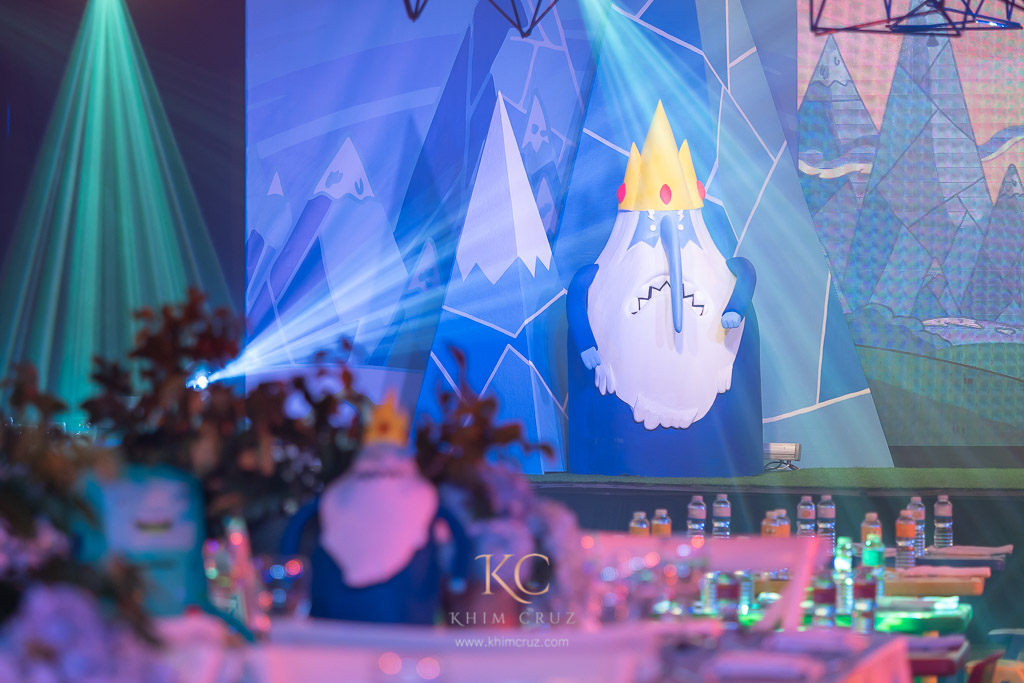 Adventure Time birthday party Ice King styled by Khim Cruz