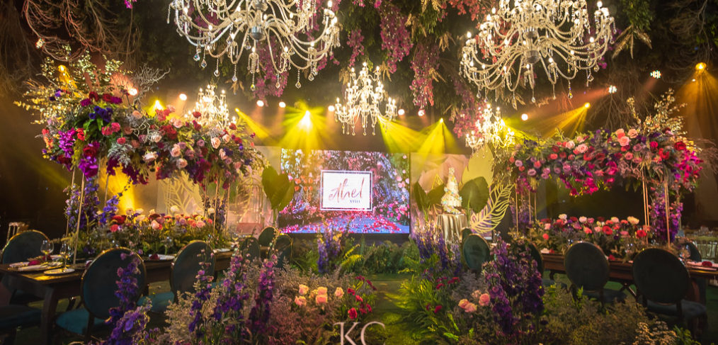 Enchanted garden themed debut