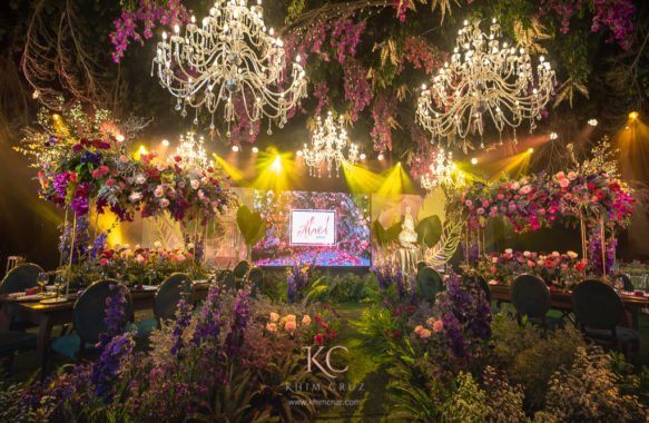 Enchanted garden themed debut