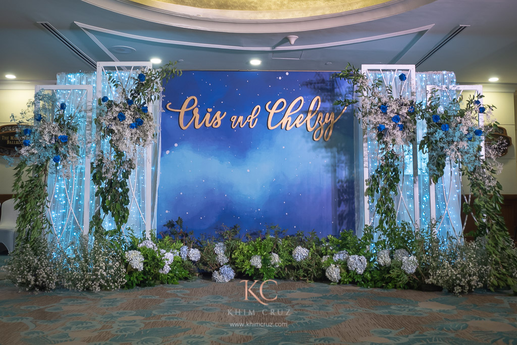 starry night photo wall styled by Khim Cruz