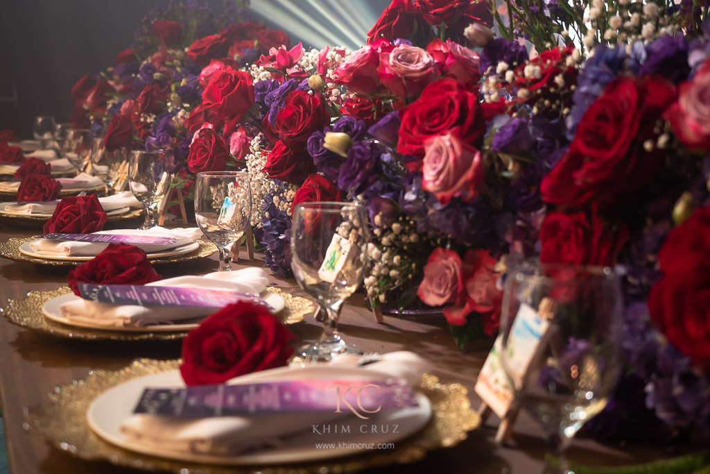 Mystic garden debut table centerpiece by Khim Cruz