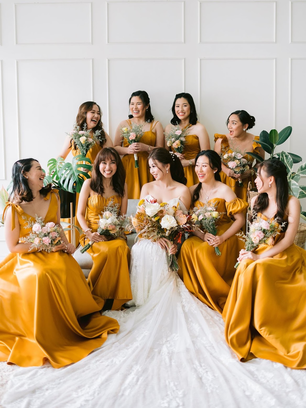 styled by Khim bridal and entourage bouquet