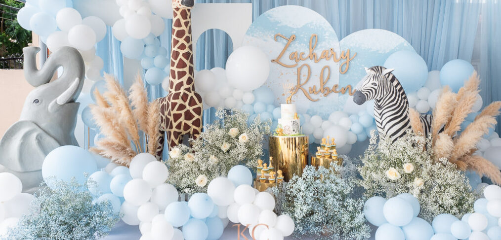 modern safari theme zahcary kids party by Khim Crruz