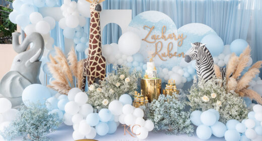 modern safari theme zahcary kids party by Khim Crruz