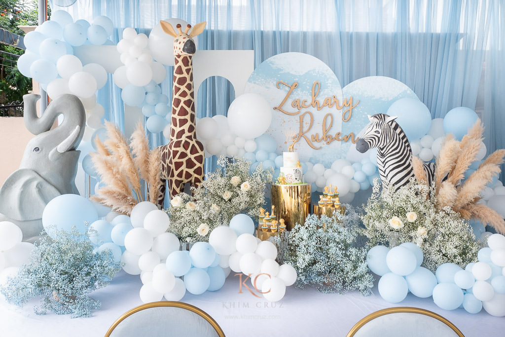 modern safari theme zahcary kids party by Khim Crruz