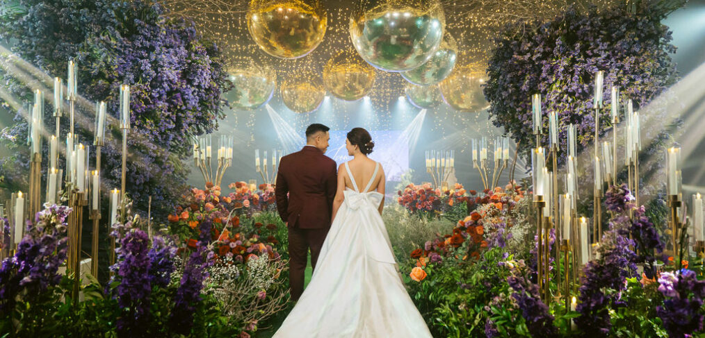 dreamy starry starry night garden feel wedding of Ivon & Tinay design and flowers by Khim Cruz