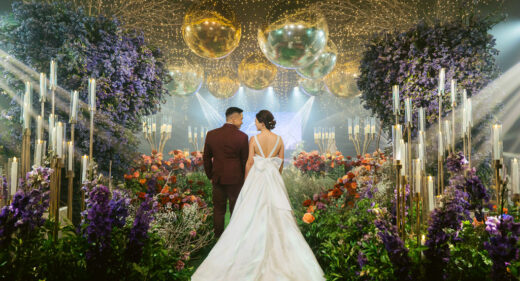 dreamy starry starry night garden feel wedding of Ivon & Tinay design and flowers by Khim Cruz