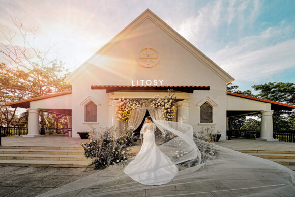 Dusit Thani Lubi Plantation Holy Family Catholic Chapel destination wedding of Ryan & Mika