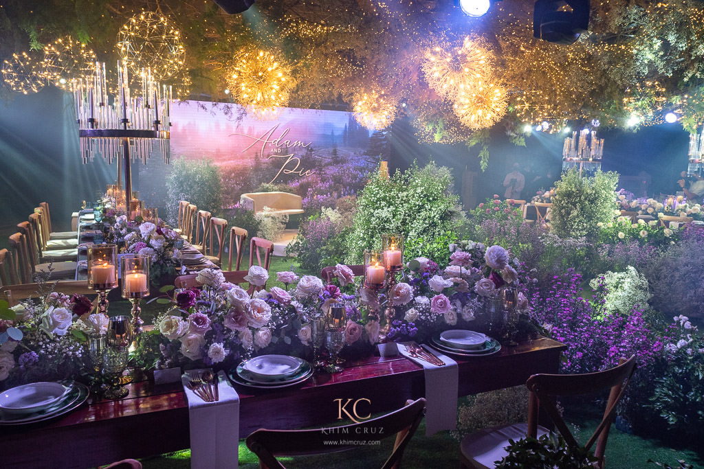 Adam and Pie khimscaped garden wedding in Gensan designed by florist Khim Cruz