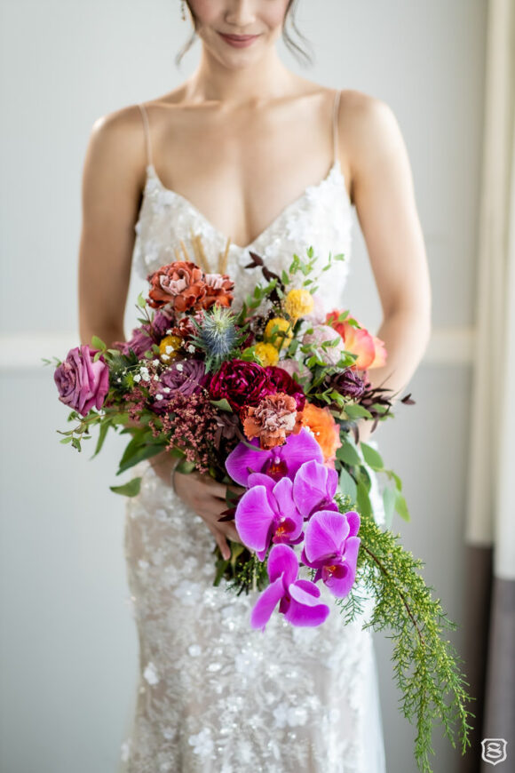 bridal bouquet by Khim Cruz for Nica