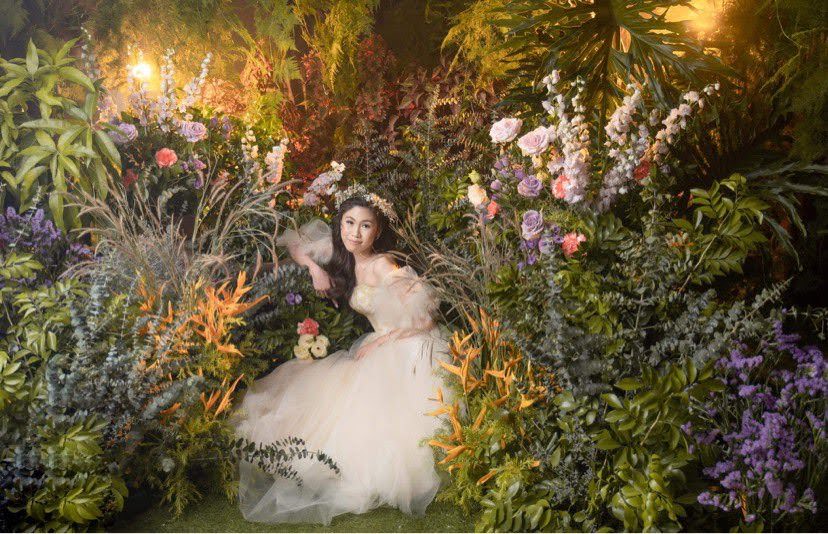 mythical forest pre-debut photoshoot for Karina by Khim Cruz