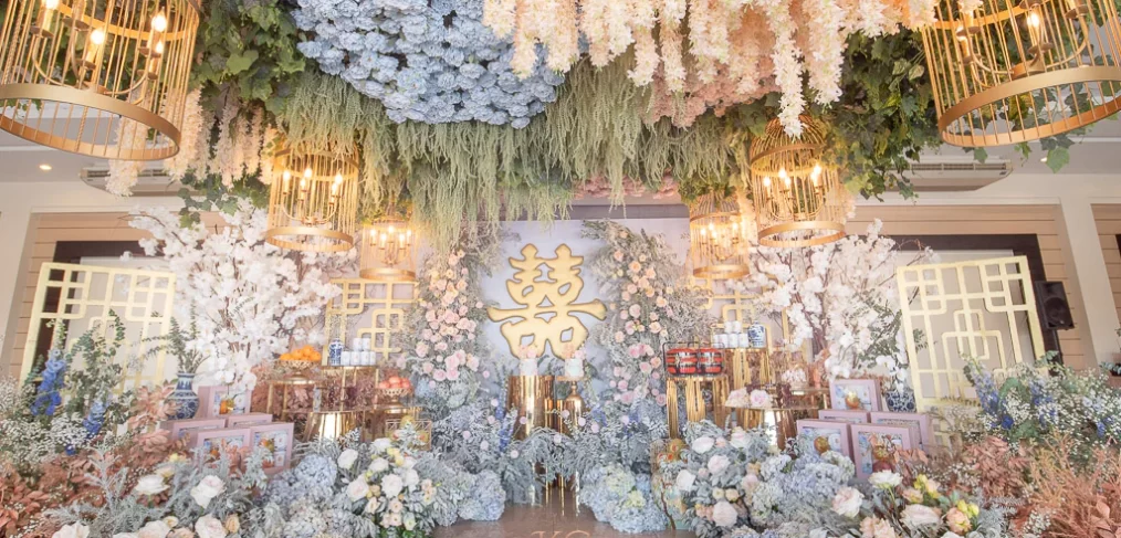 Chinese engagement Tinghun of EJ & Jaira by floral designer Khim Cruz