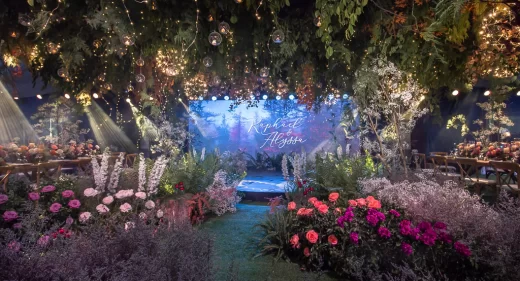 forest-feel wedding for Raphael and Alyssa designed by Khim Cruz