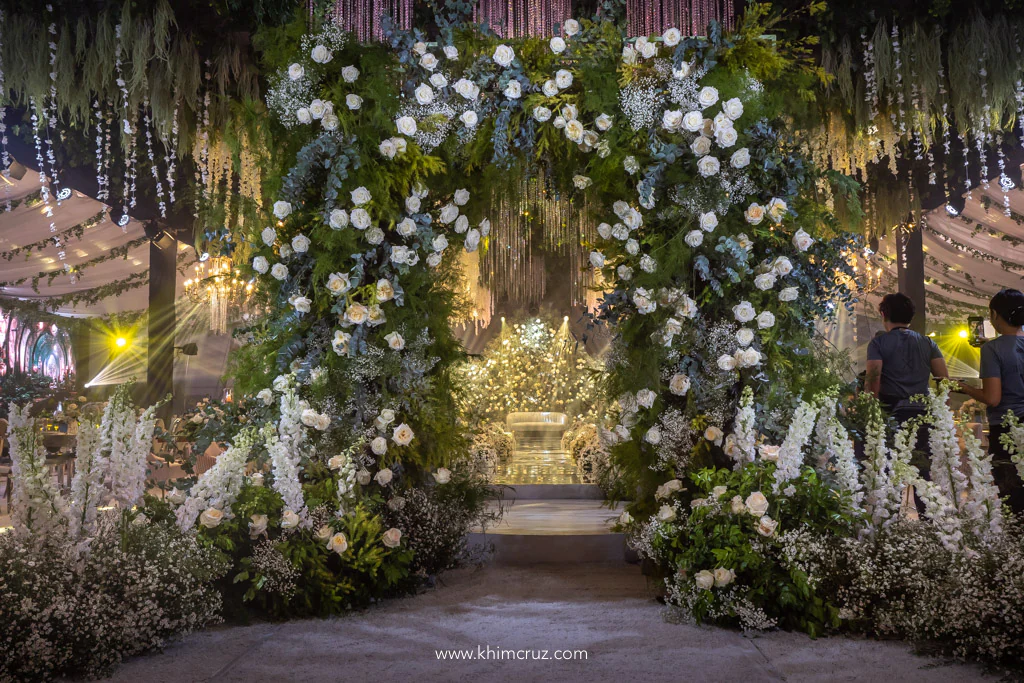 Nikah wedding ceremony of Datu Pax Ali and Bai Shari entrance arch