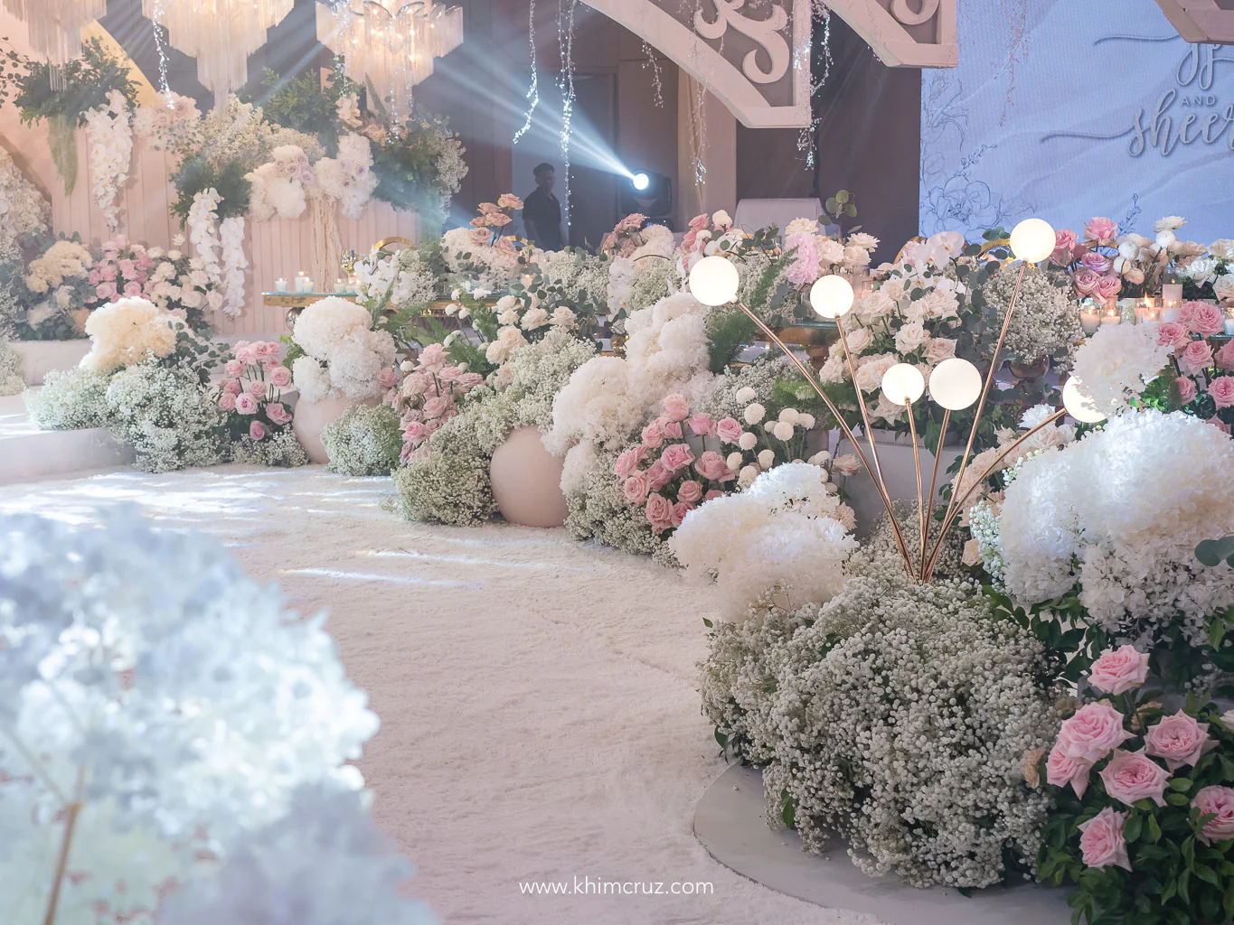 garden-inspired intimate wedding beautifully designed flowing florals by Khim Cruz