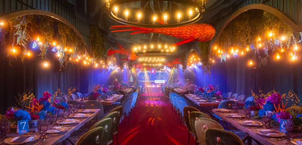 chic industrial with Oriental opulence birthday celebration designed by event designer Khim Cruz