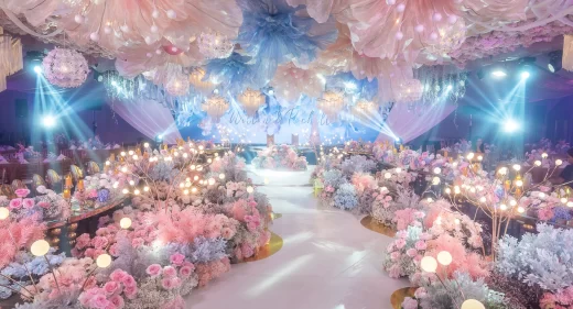 dreamy floral escape wedding reception of Wilton and Rochelle designed by Khim Cruz